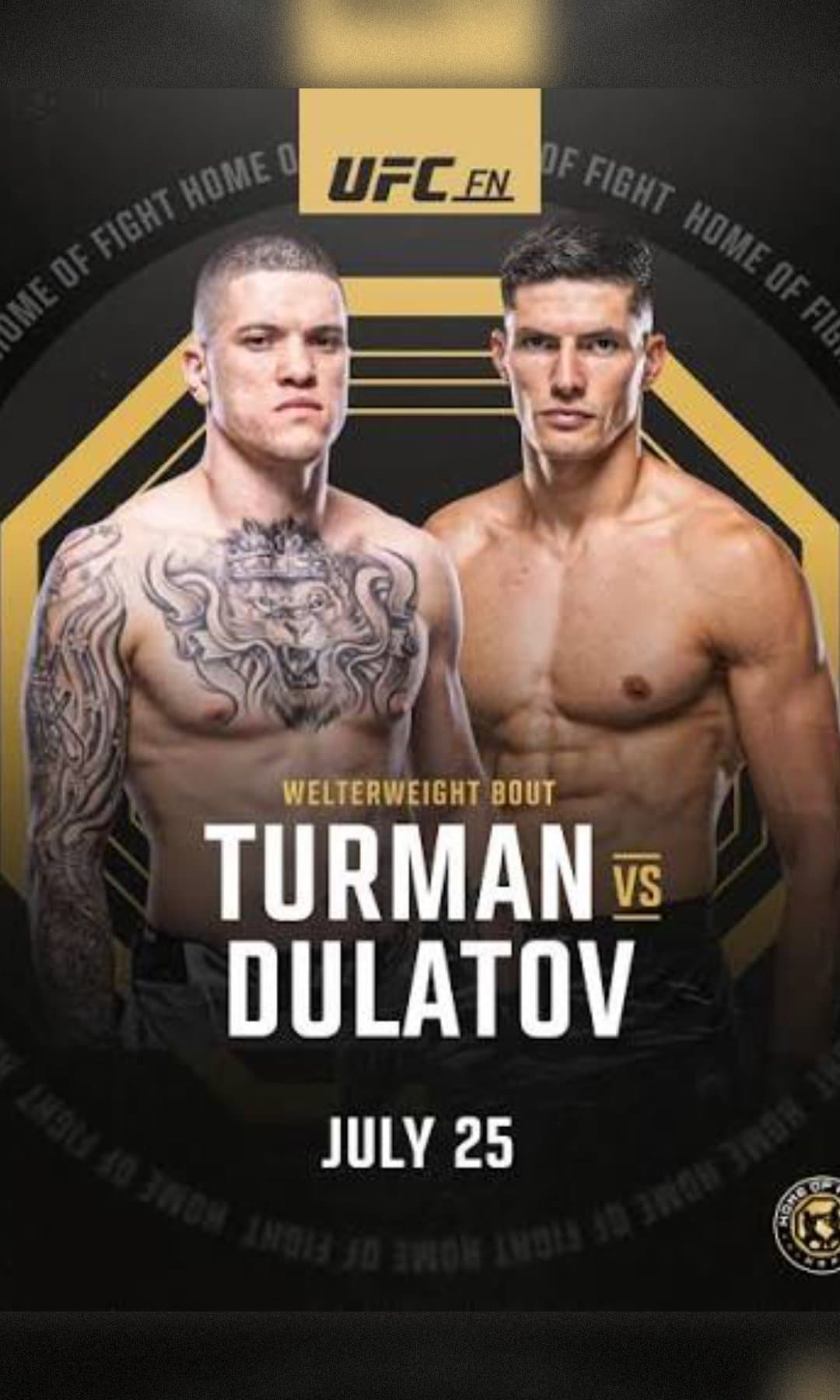 Wellington Turman vs. Islam Dulatov